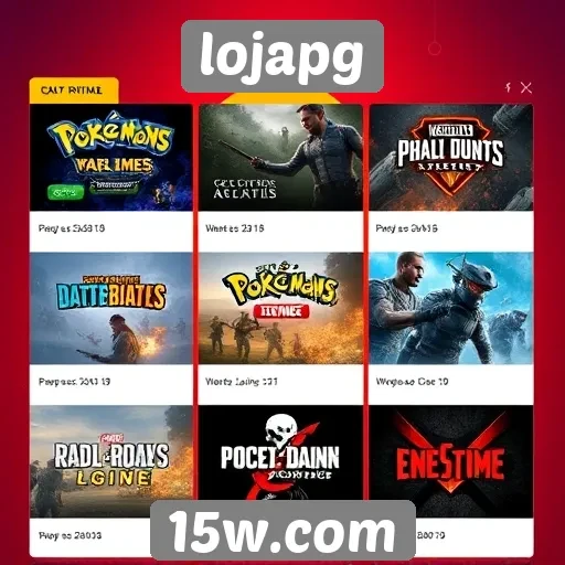 Novidades em jogos disponíveis no site lojapg